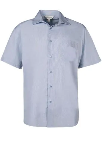 1902S Aussie Pacific Mens Grange Check Short Sleeve Shirt