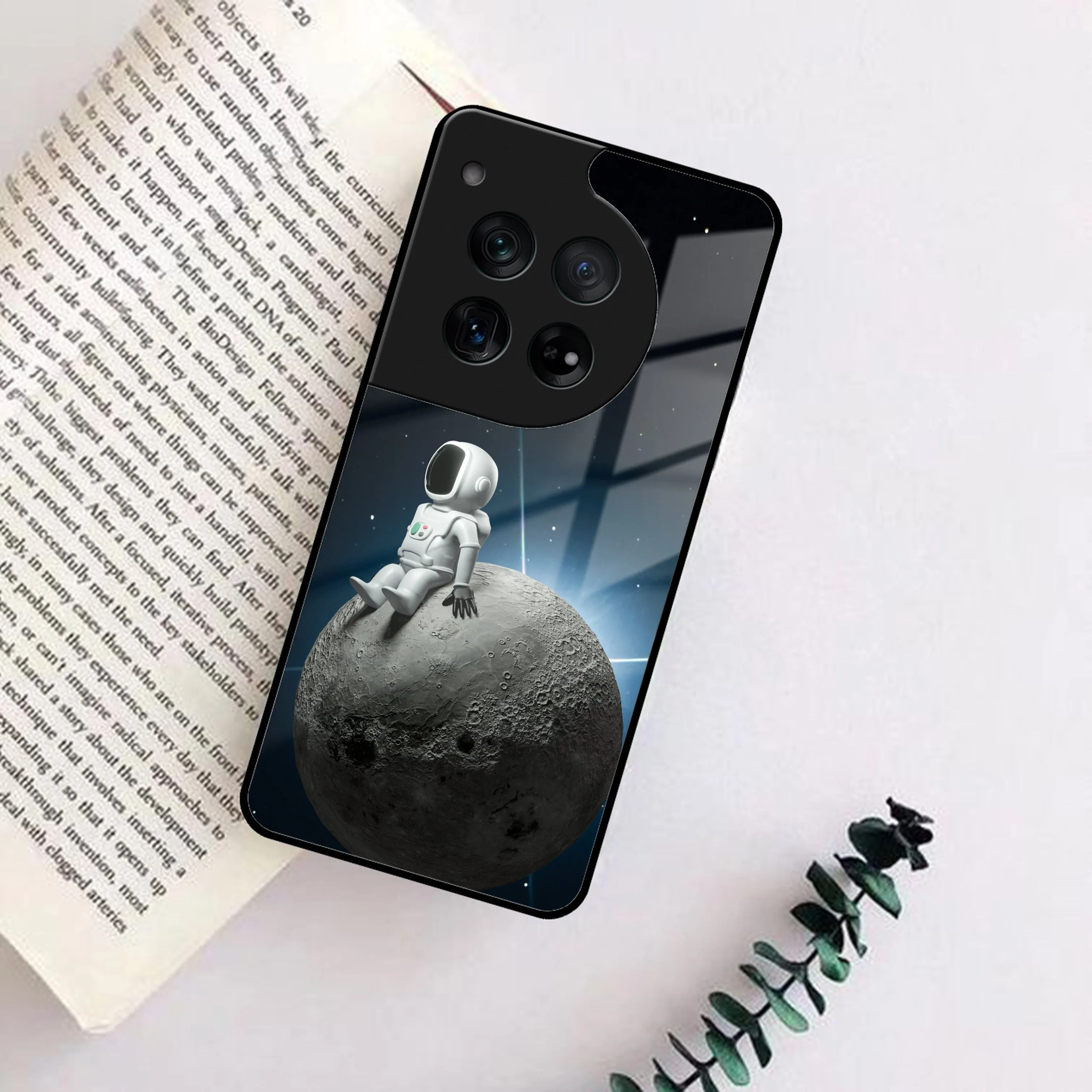 Astronod Moon Glass Case Cover For OnePlus