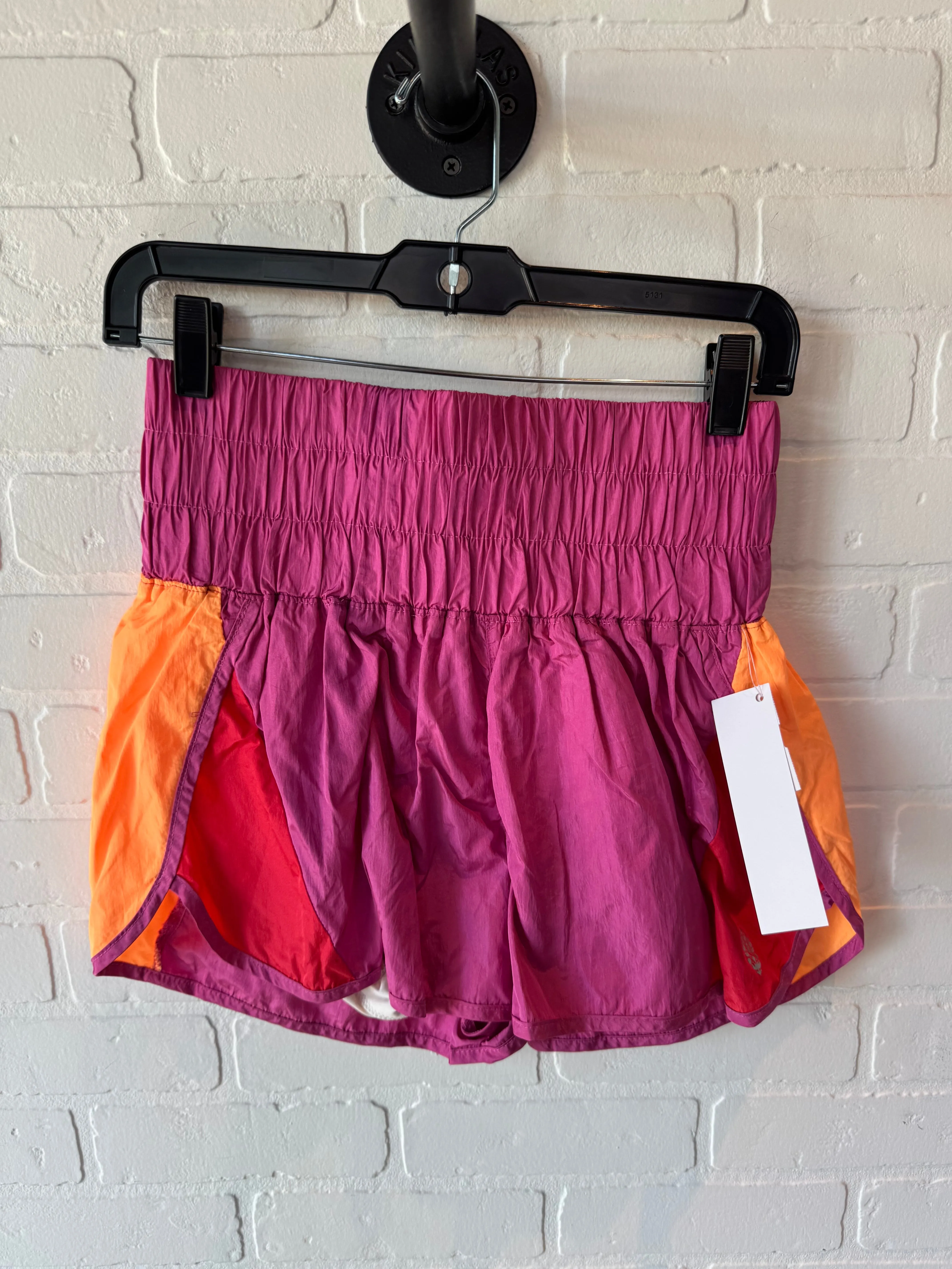Athletic Shorts By Free People In Pink & Red, Size: 8