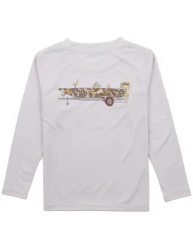 Camo Boat Performance Longsleeve Tee