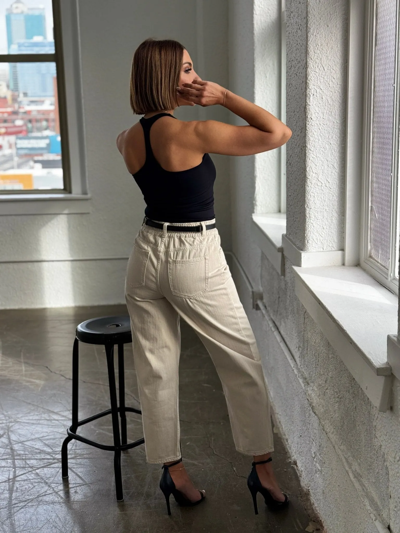 Clean Lines Racerback Cami (Black) by Free People