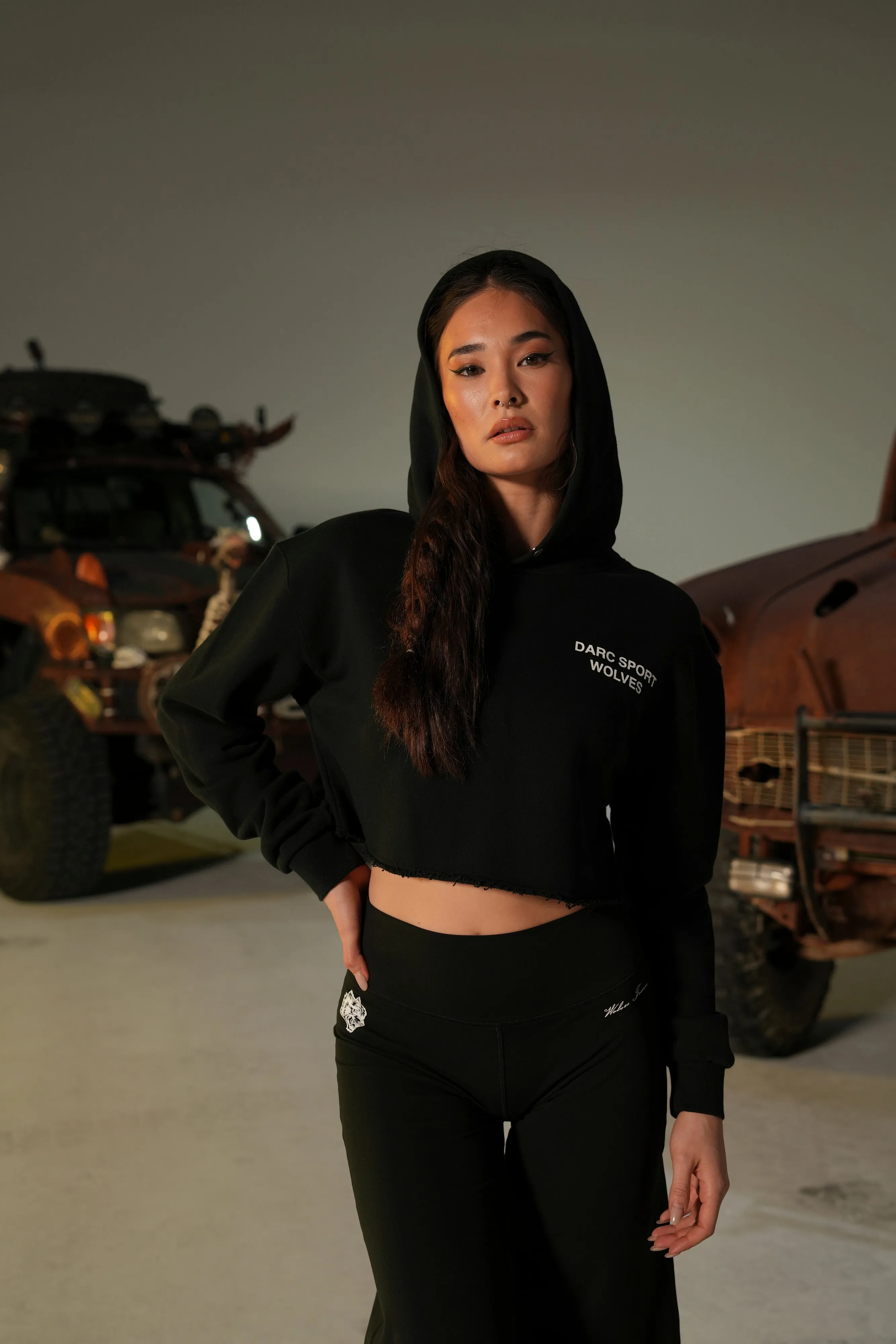 Conquer Wide Leg Energy Pants in Black