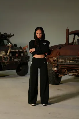 Conquer Wide Leg Energy Pants in Black