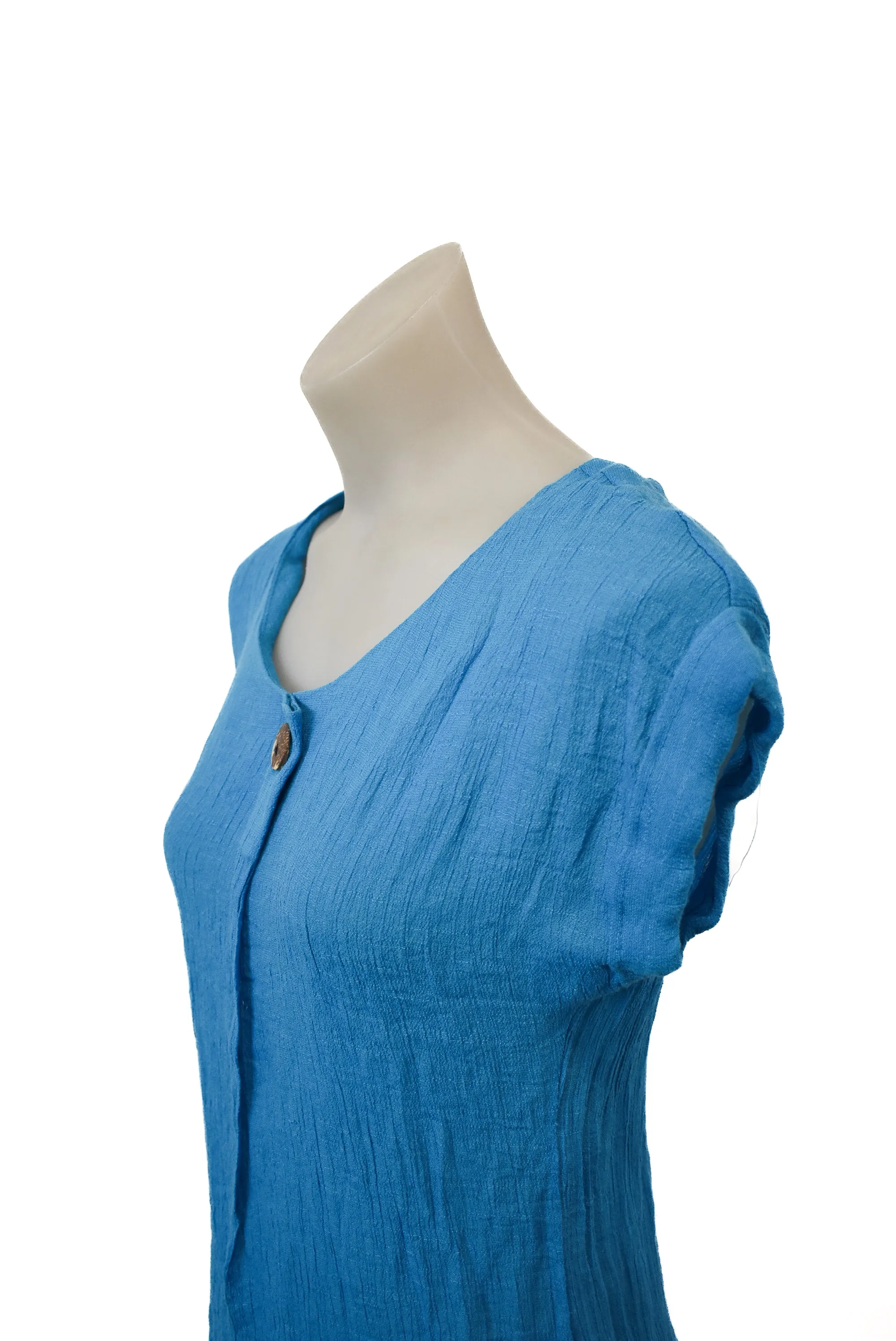 Cotton silk blend top