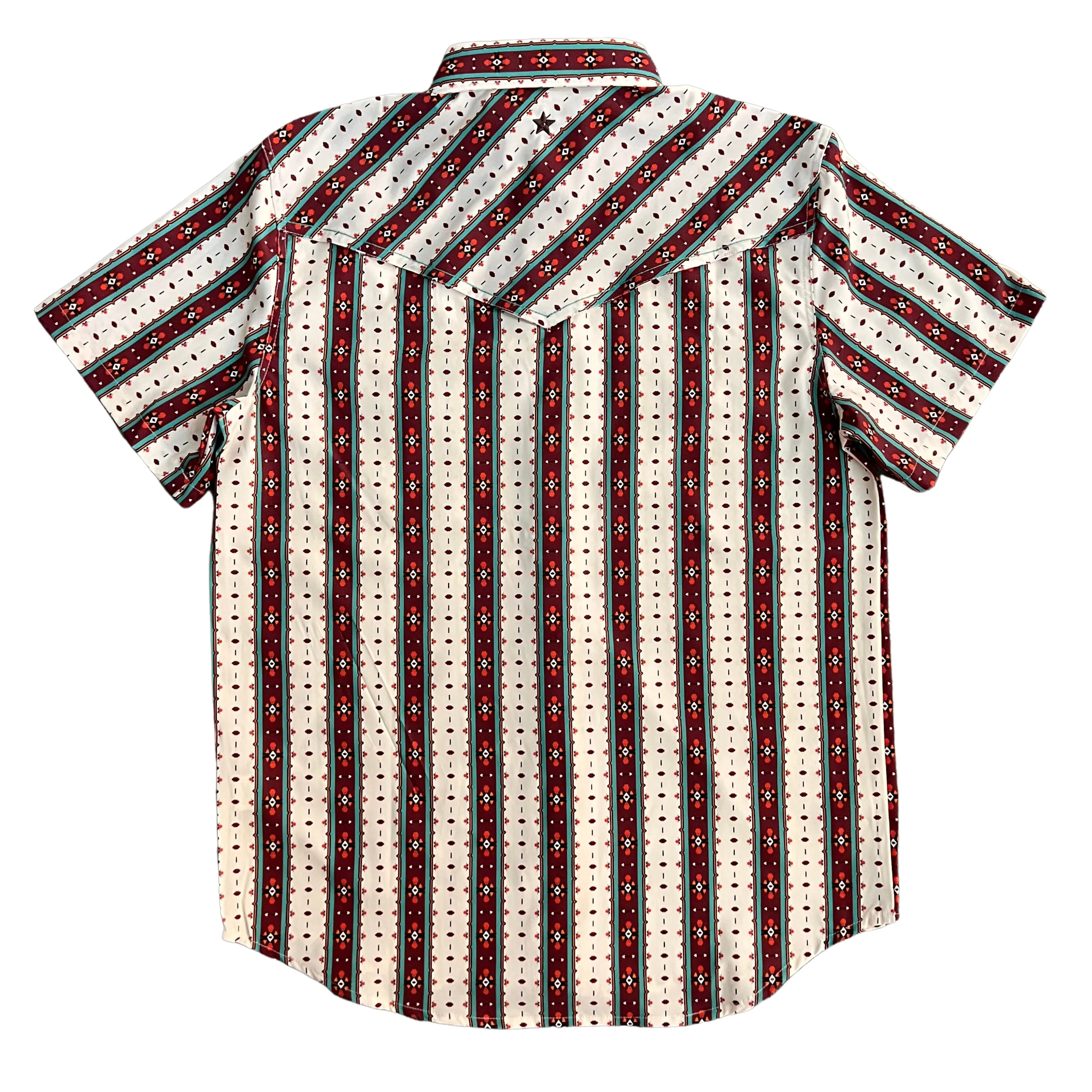 El Paso Stripe Short Sleeve Performance Western Shirt