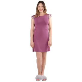ENCHANTED ROMANCE EMBROIDERED NIGHTSHIRT CNS05244