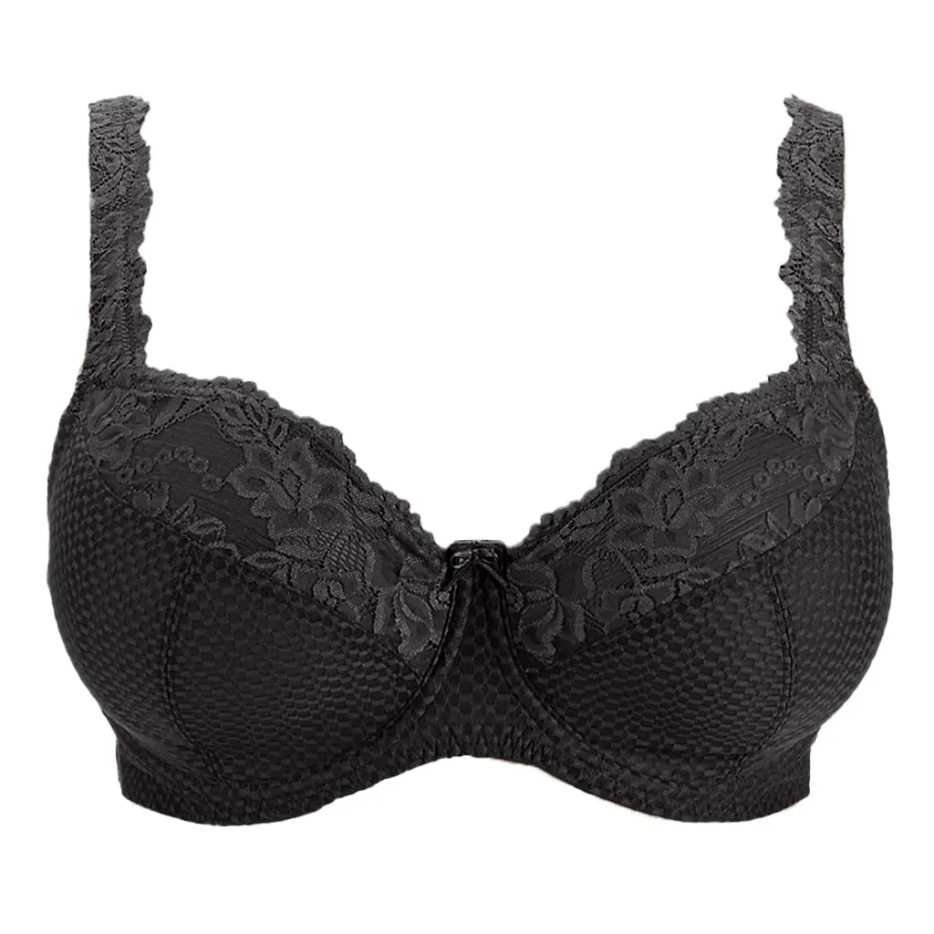 FFY Serena Lace Underwire Full Coverage Bra, Black