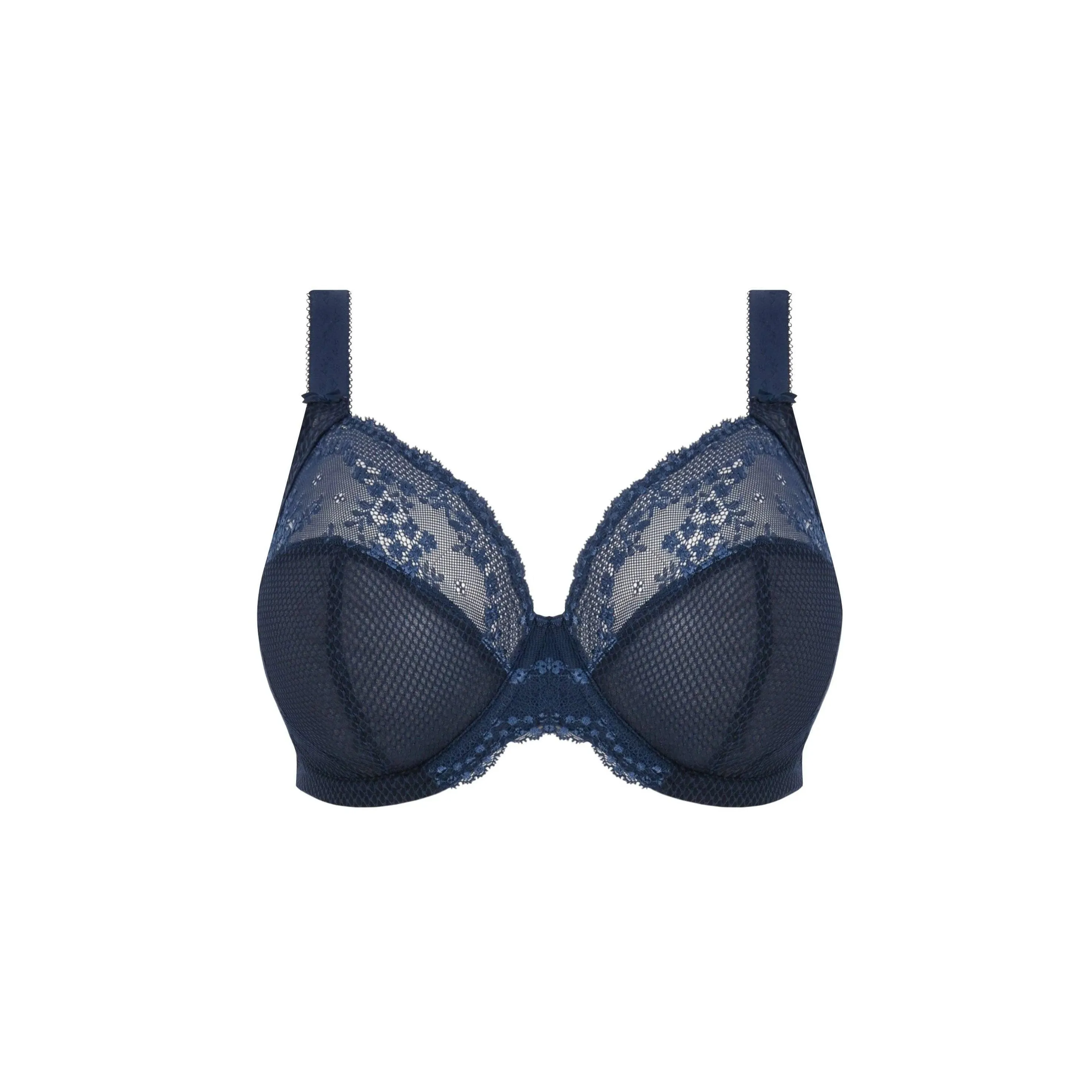 FFY Serena Lace Underwire Full Coverage Bra, Navy