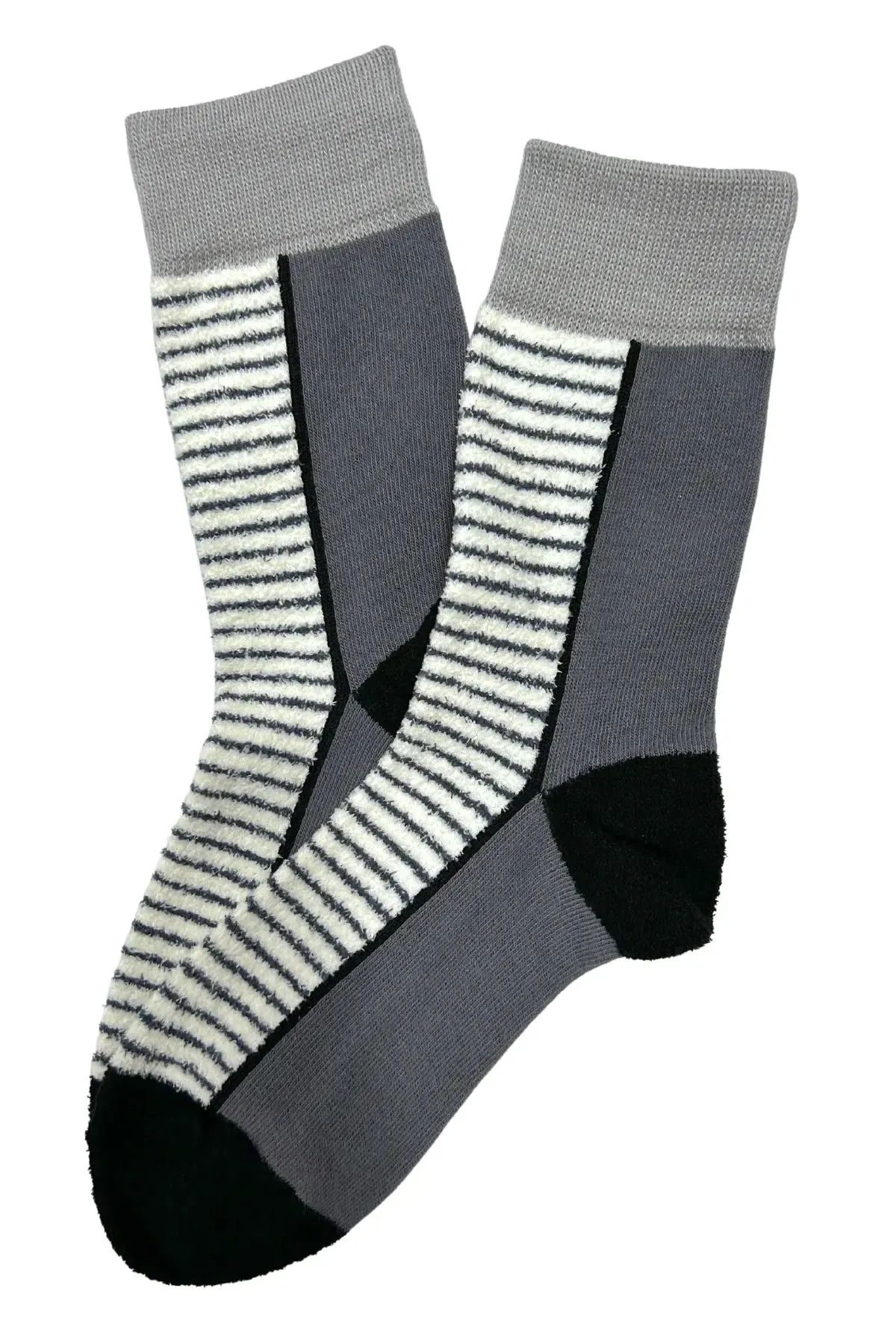 Fluffy Fling Socks Grey