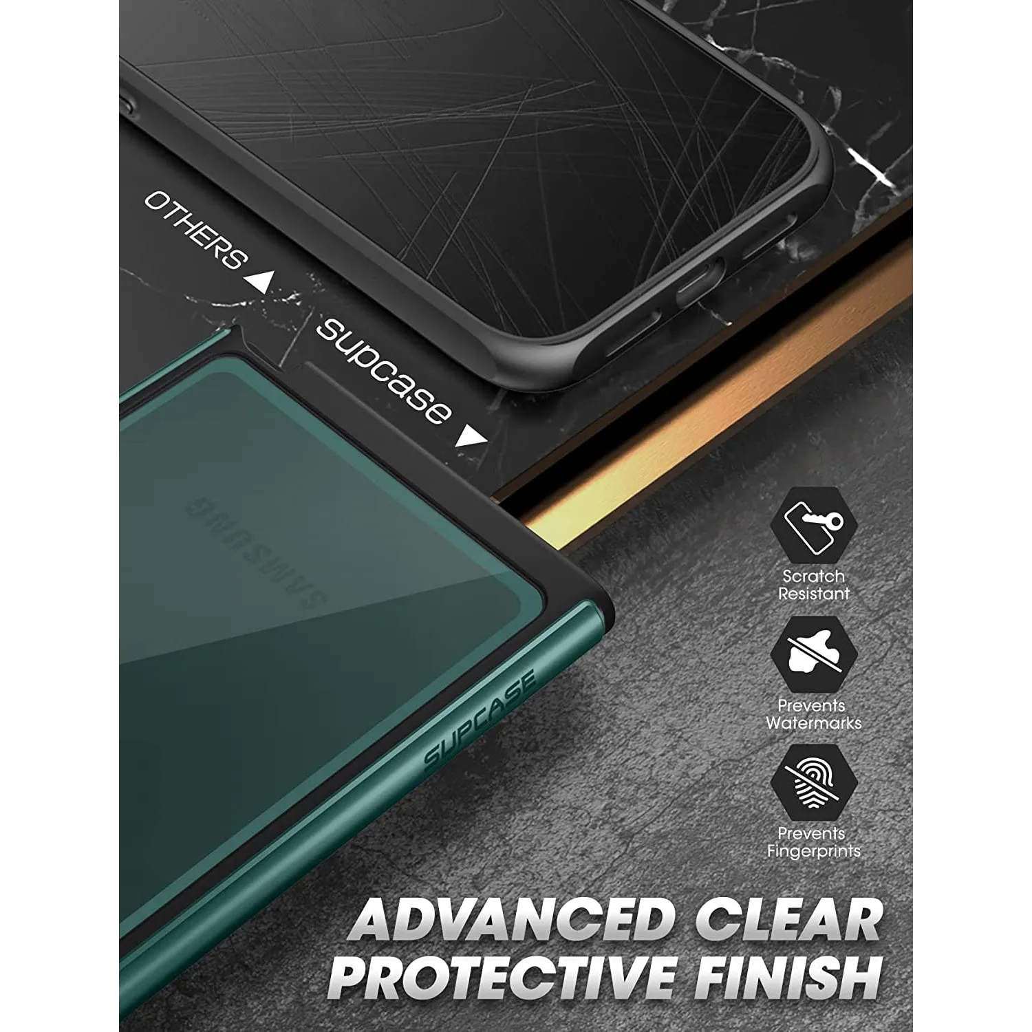 Galaxy S22 Ultra Unicorn Beetle EDGE XT Bumper Case-Seafoam