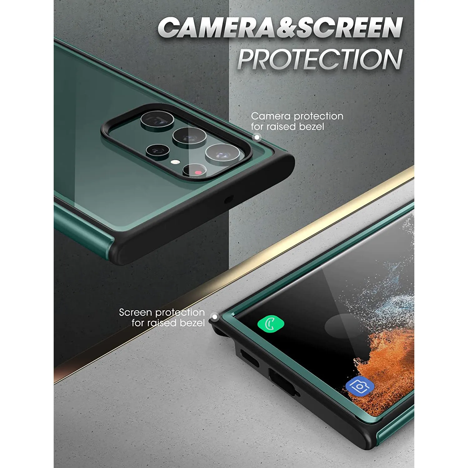 Galaxy S22 Ultra Unicorn Beetle EDGE XT Bumper Case-Seafoam