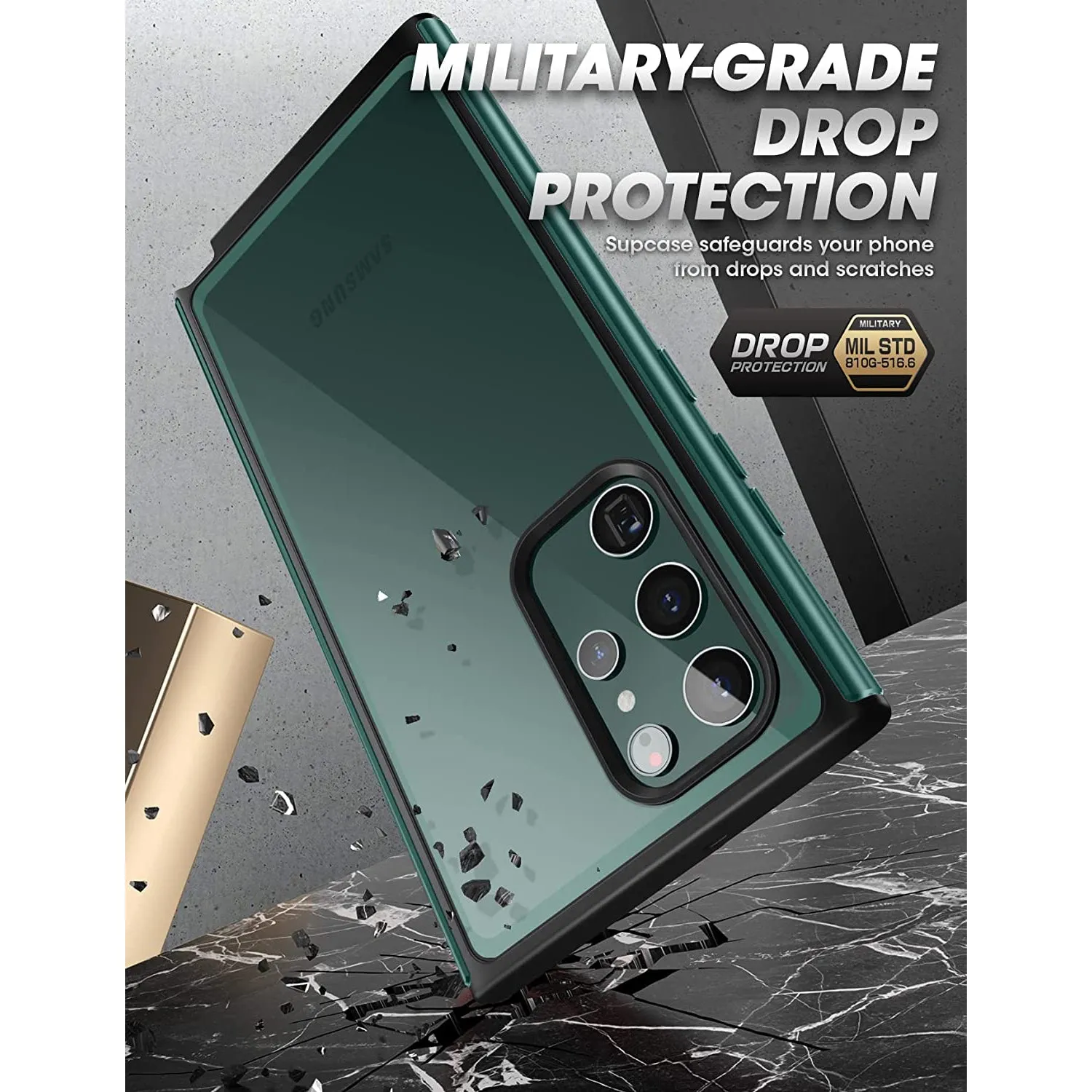 Galaxy S22 Ultra Unicorn Beetle EDGE XT Bumper Case-Seafoam