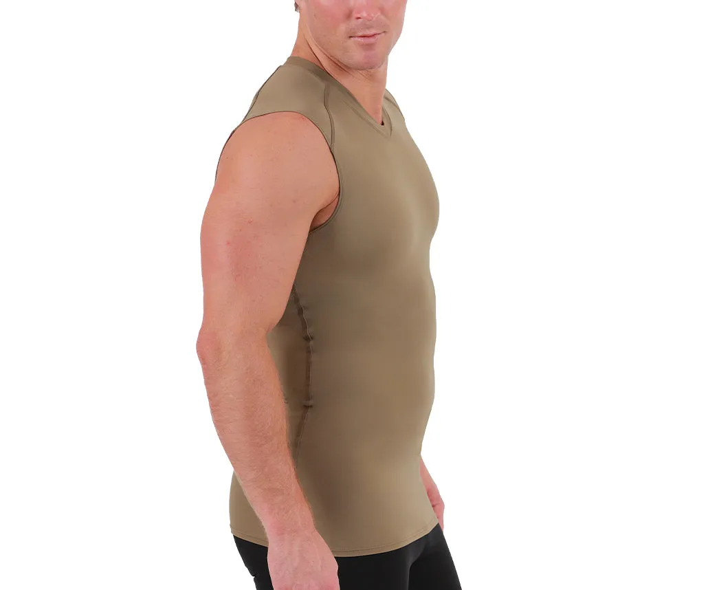 Insta Slim Big and Tall Medium Compression V-Neck Shirt 2VAT013BT