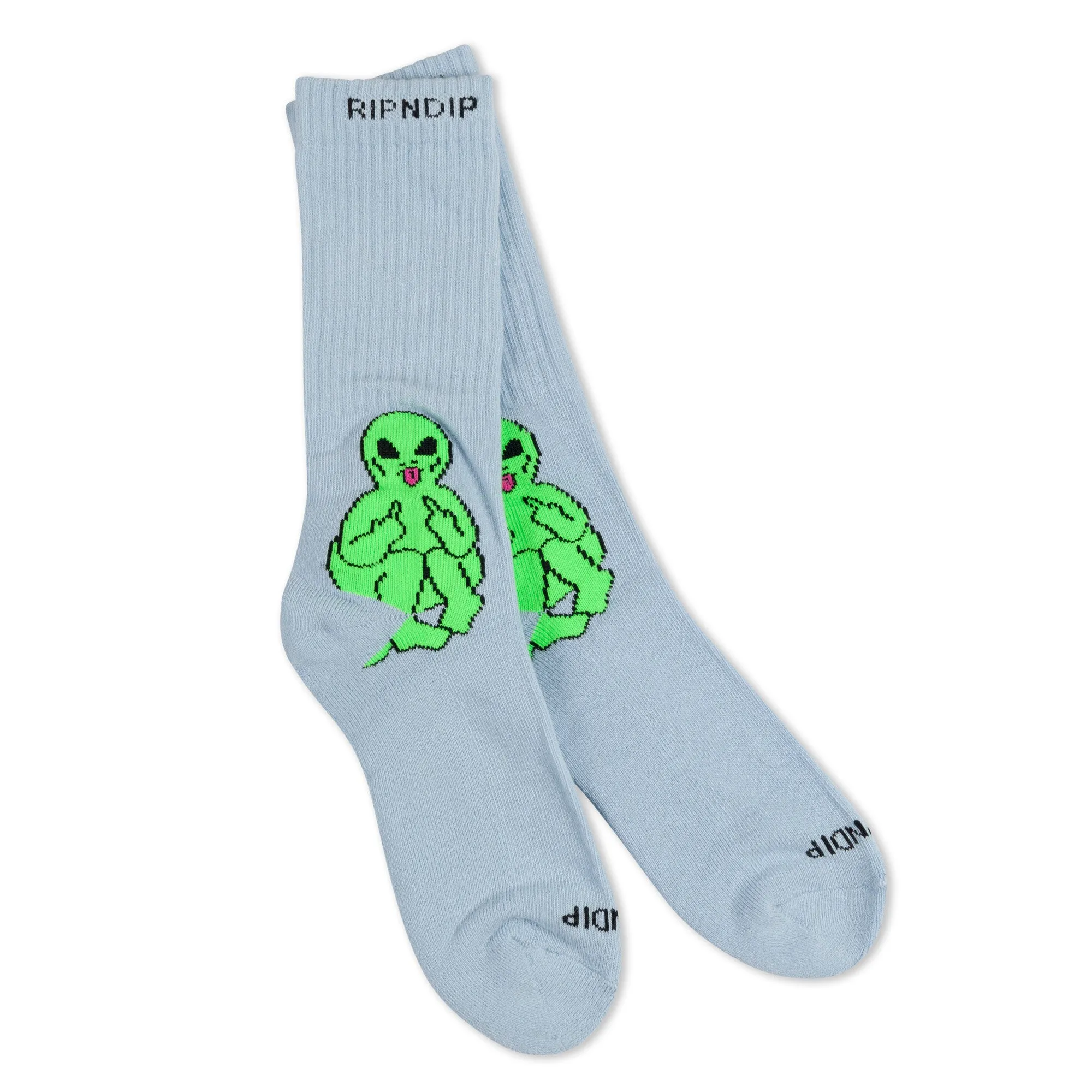 Lord Alien Socks (Light Slate)