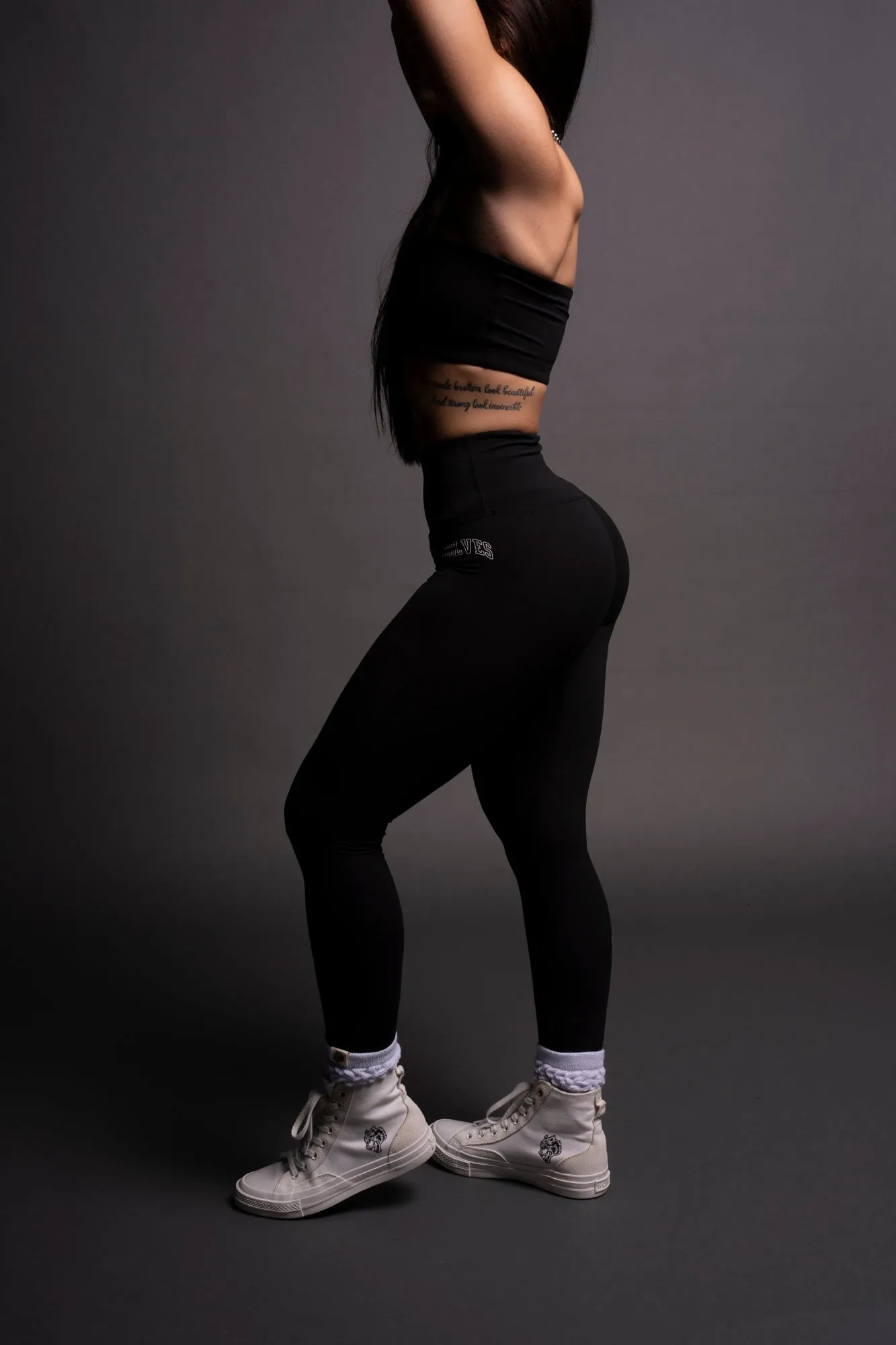Loyalty V3 "Energy" Full Length Leggings in Black