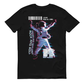 MTV VMAs Rock And Roll Moonman Adult Short Sleeve T-Shirt