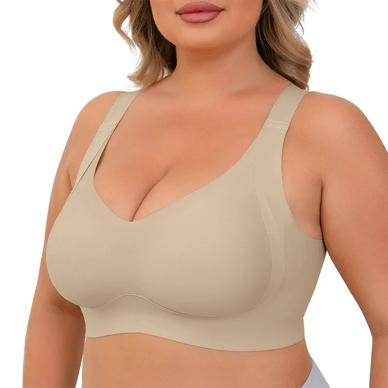 Shecurve®Enhanced w Support Adjustment Comfort Bra-Skin Grey