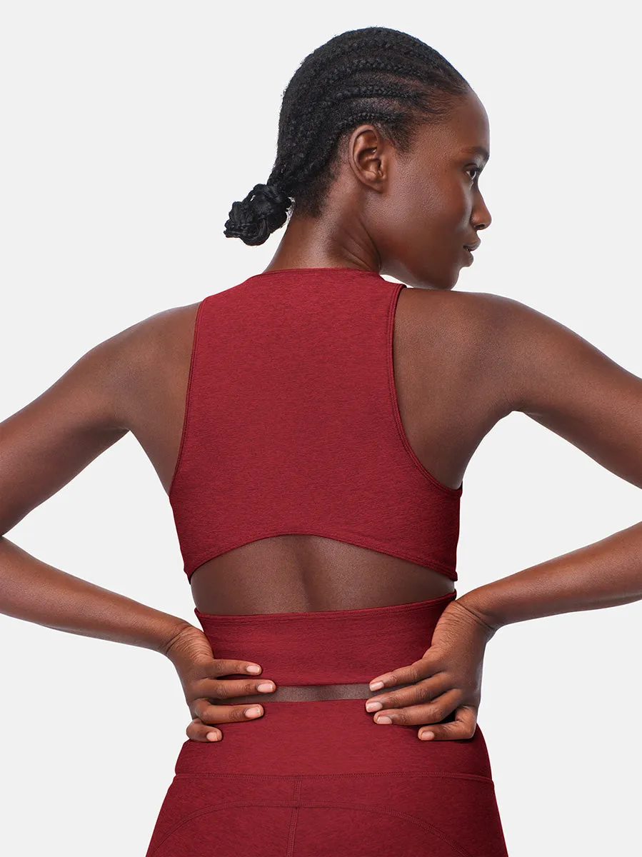 Slashback Crop Top