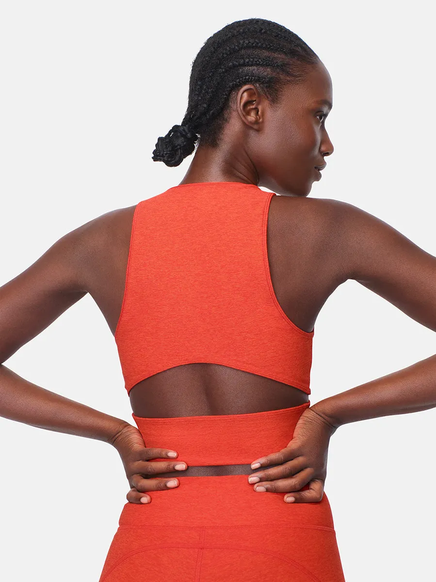 Slashback Crop Top