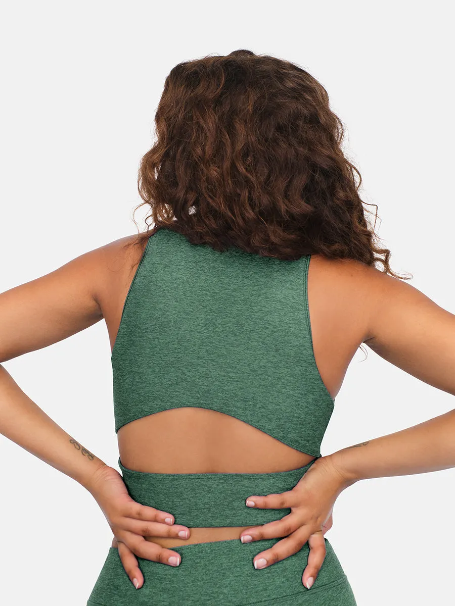 Slashback Crop Top