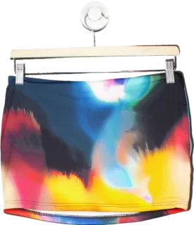 White Fox Multicolour Skirt UK M